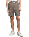 Drole De Monsieur Shorts Pattern Block Beige