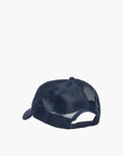 Ice Cream Cap Checker Running Dog Trucker Ecru/Navy