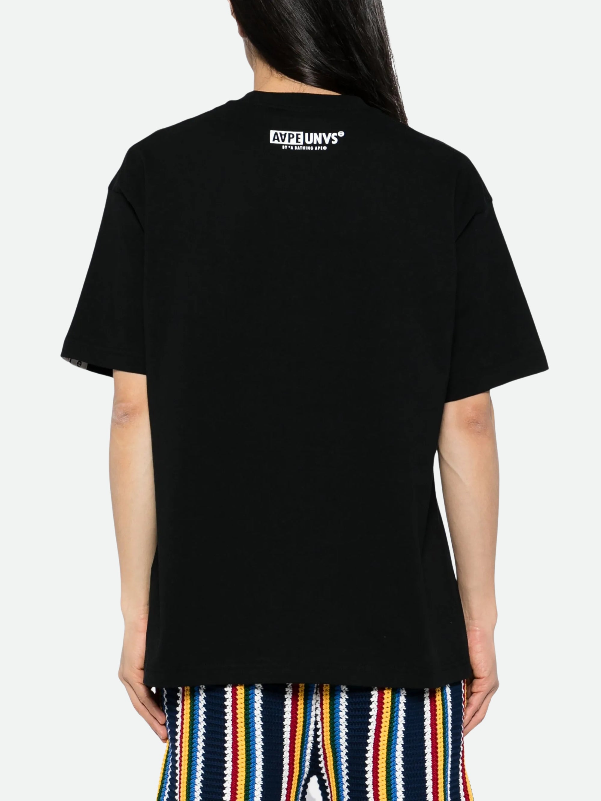 Aape T-Shirt Universe Logo Black-AL Capone Premium