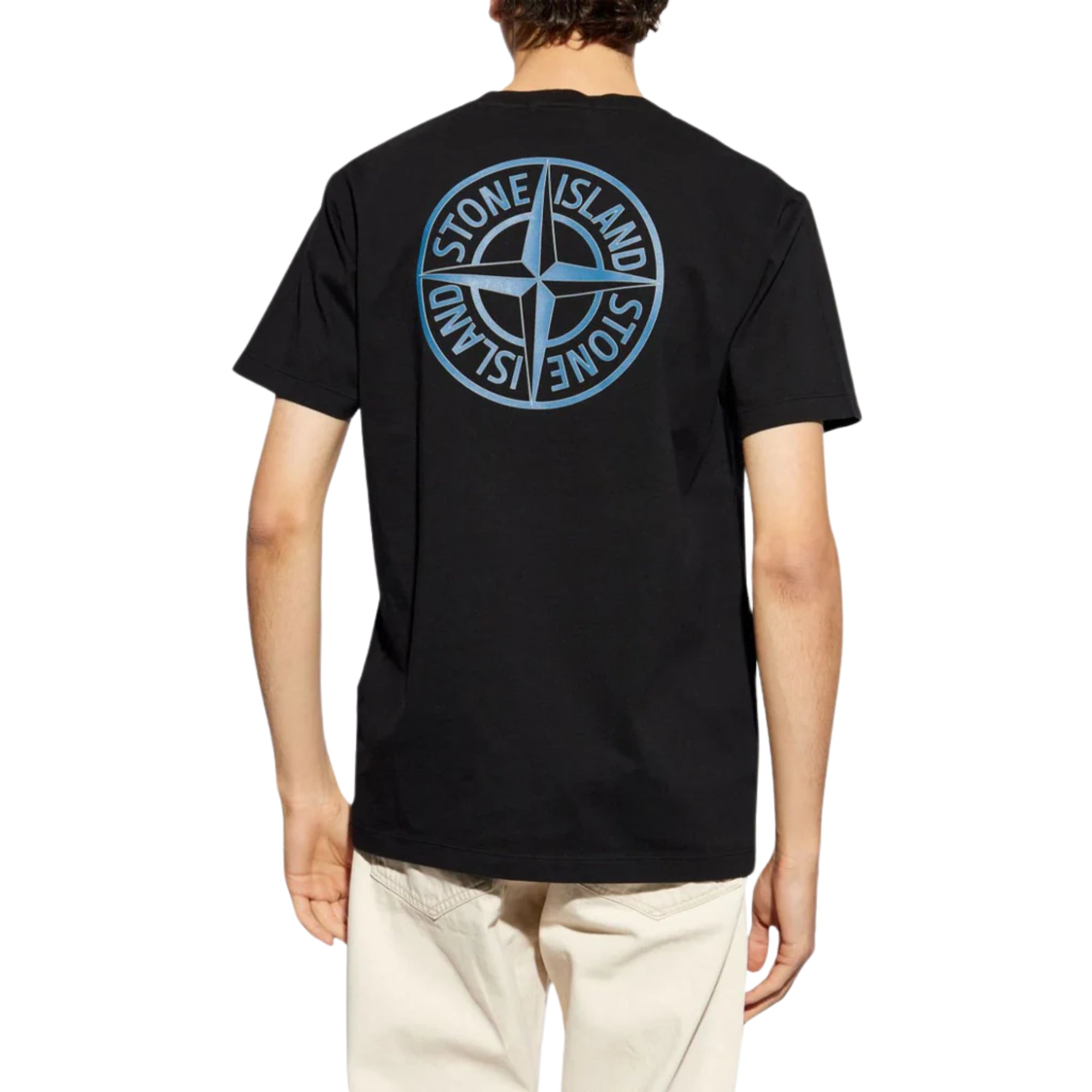 Stone Island T-Shirt Logo Black-AL Capone Premium