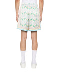 Casablanca Shorts Silk Ping Pong White-AL Capone Premium