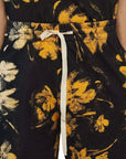 Jil Sander Shorts Floral Gold-Black