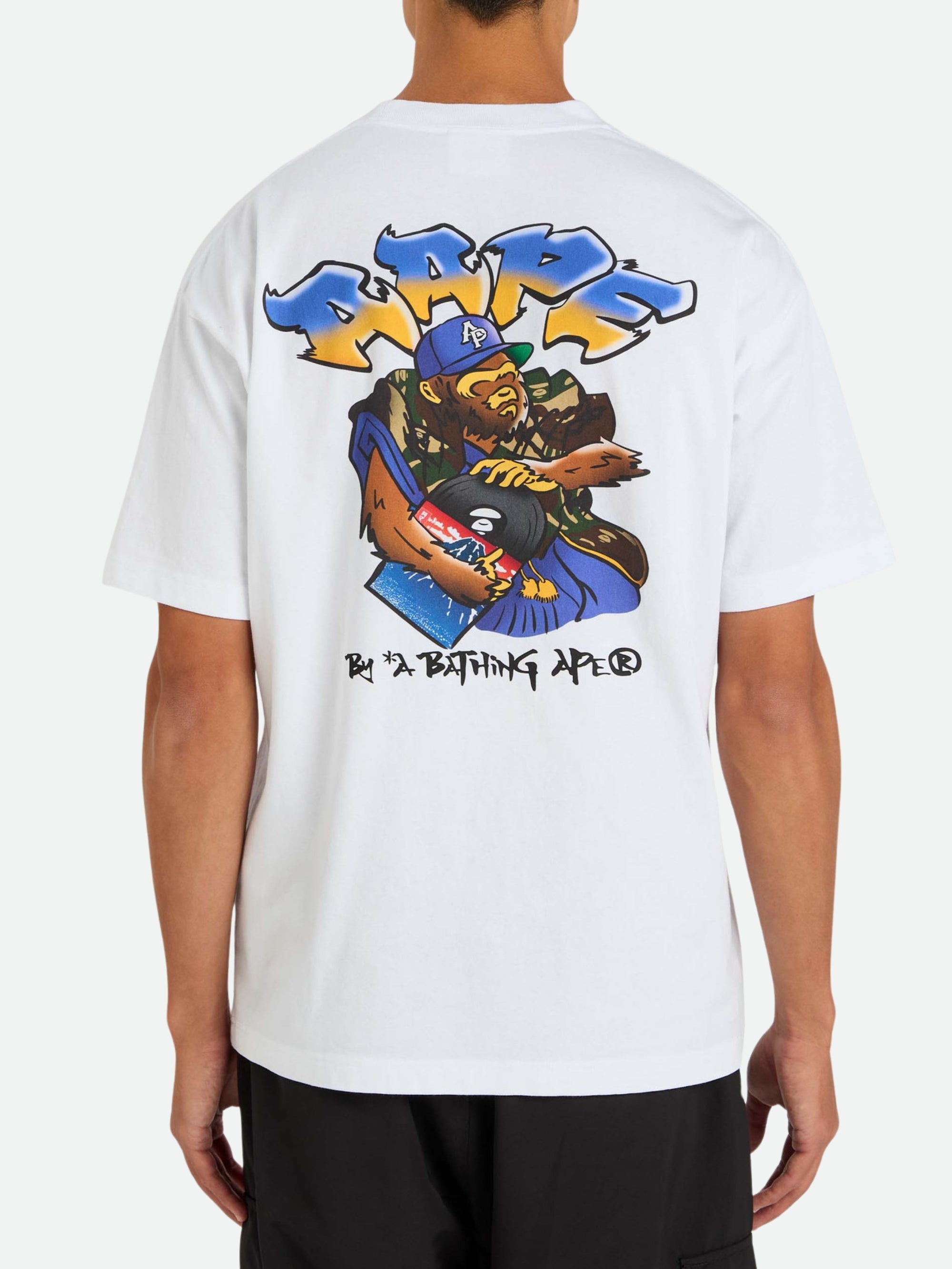 Aape T-Shirt Logo White-AL Capone Premium