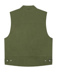Kenzo Sleevless Jacket Khaki