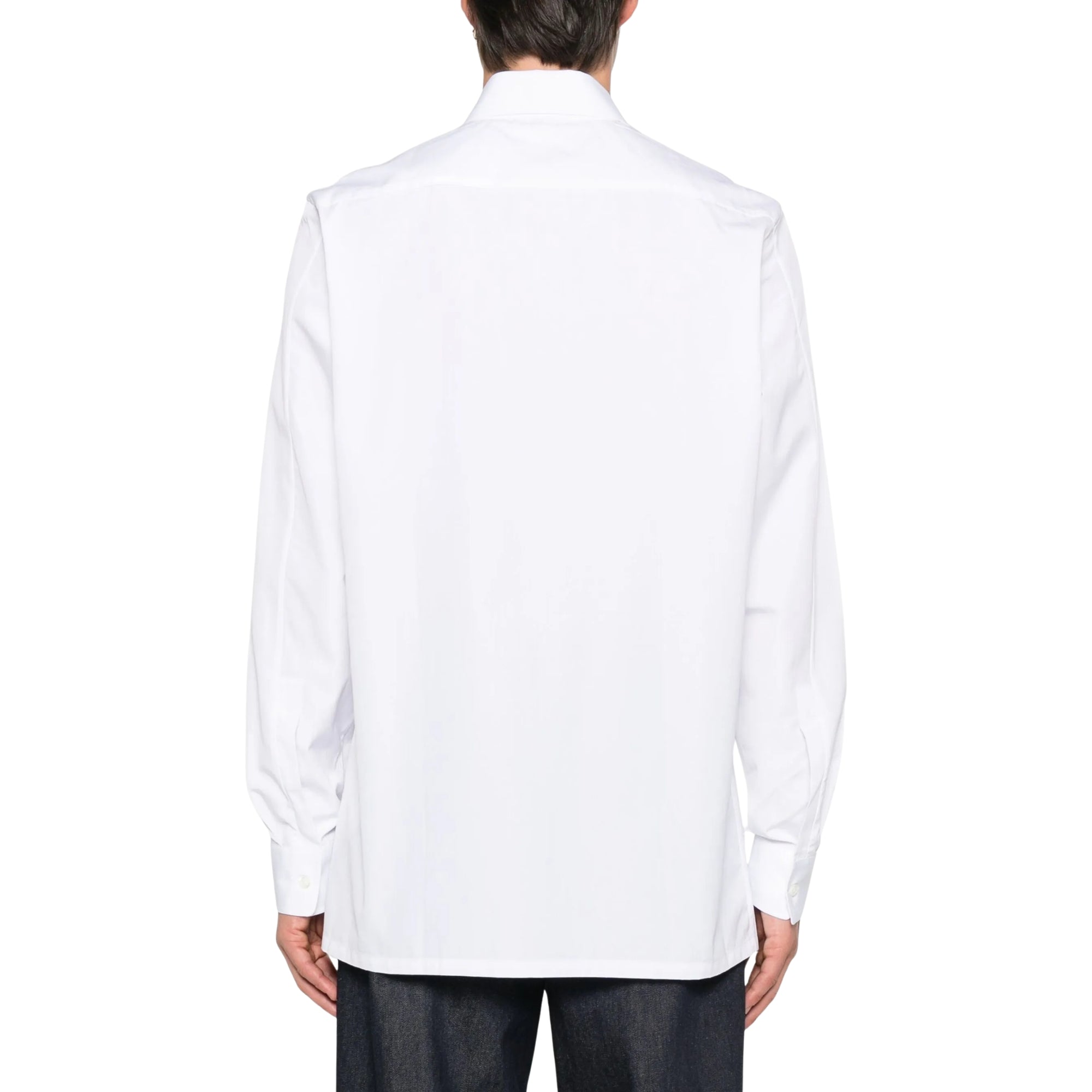 Givenchy Shirt Long Sleeve Logo White-AL Capone Premium