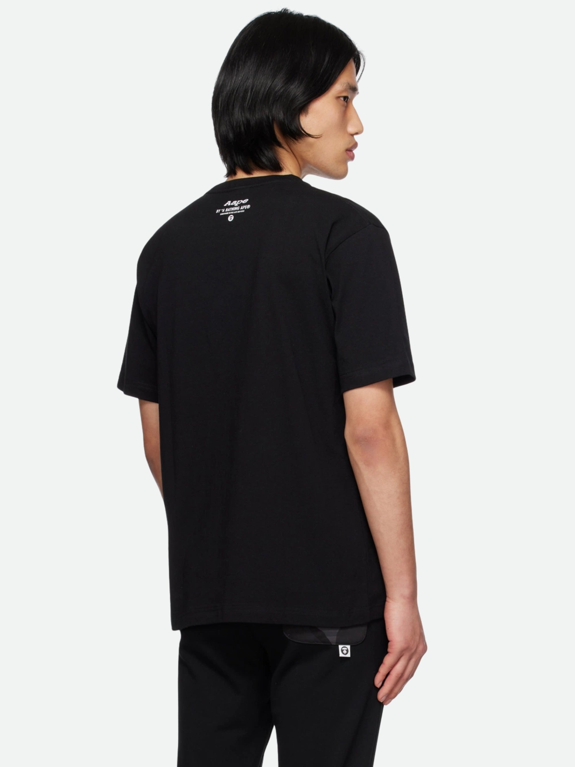 Aape T-Shirt Mono Logo Black-AL Capone Premium