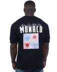 Capone T-Shirt Monaco Tiles Black-AL Capone Premium