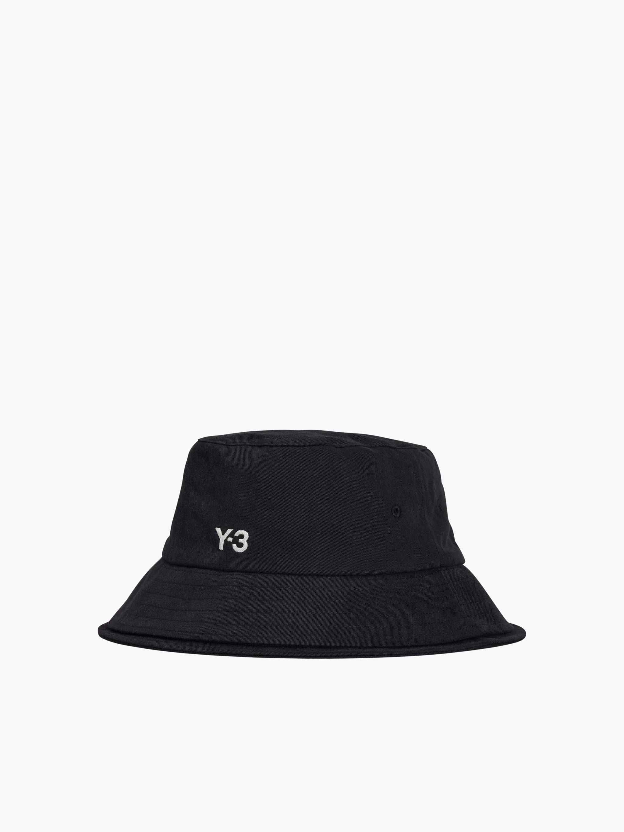 Y-3 Bucket Hat 3 Stripes Black - AL Capone Premium