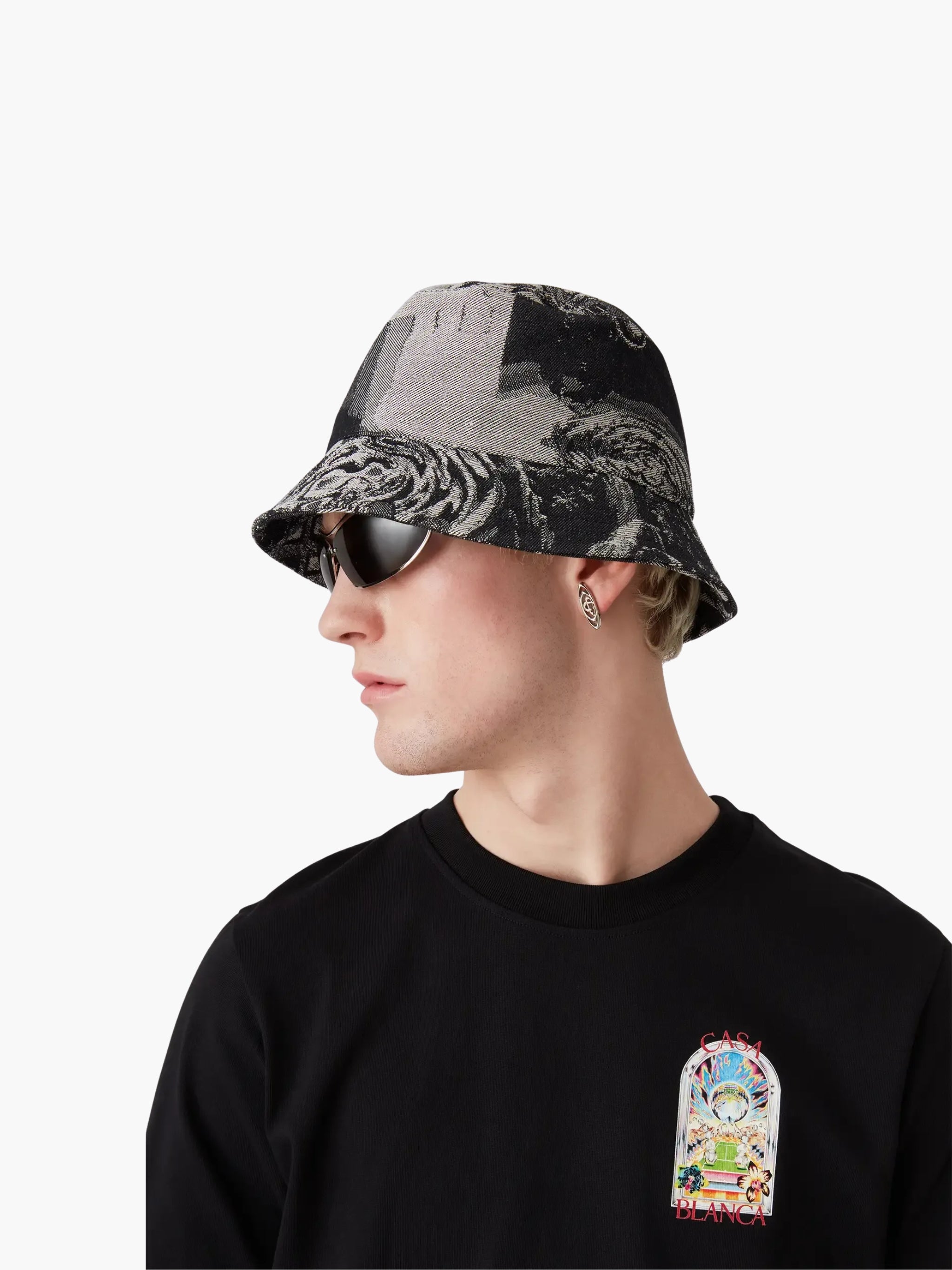 THE9SHOP SummerHat　Casablanca Casablanca Bucket Hat Rave Denim Collage - AL Capone Premium