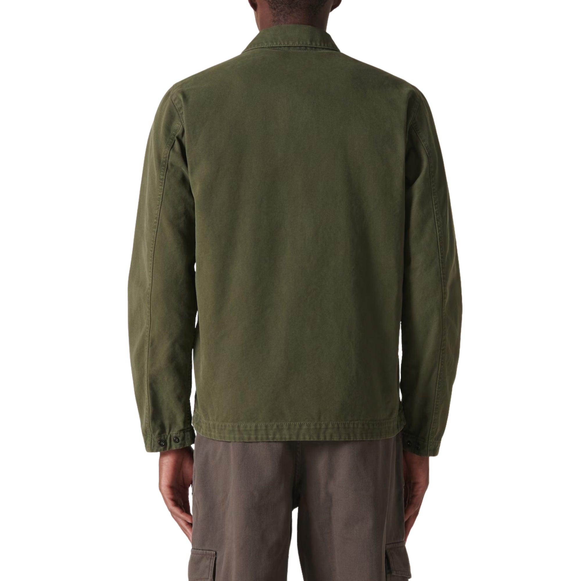 Stone Island Jacket Logo Khaki-AL Capone Premium