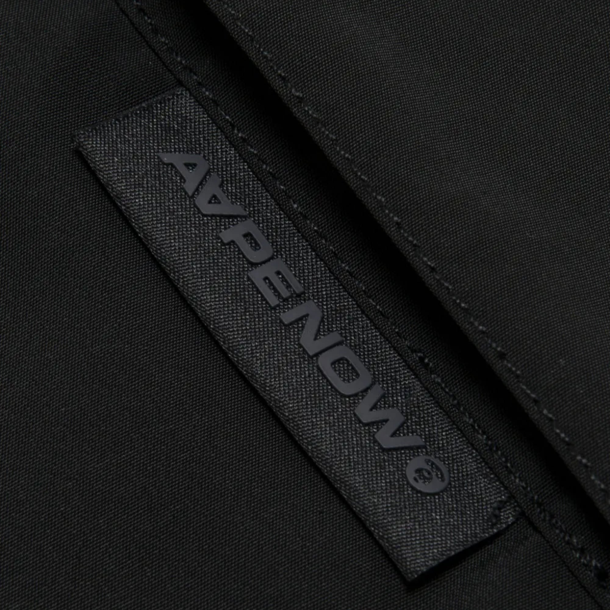 Aape Cargo Pants Pocket Logo Black-AL Capone Premium
