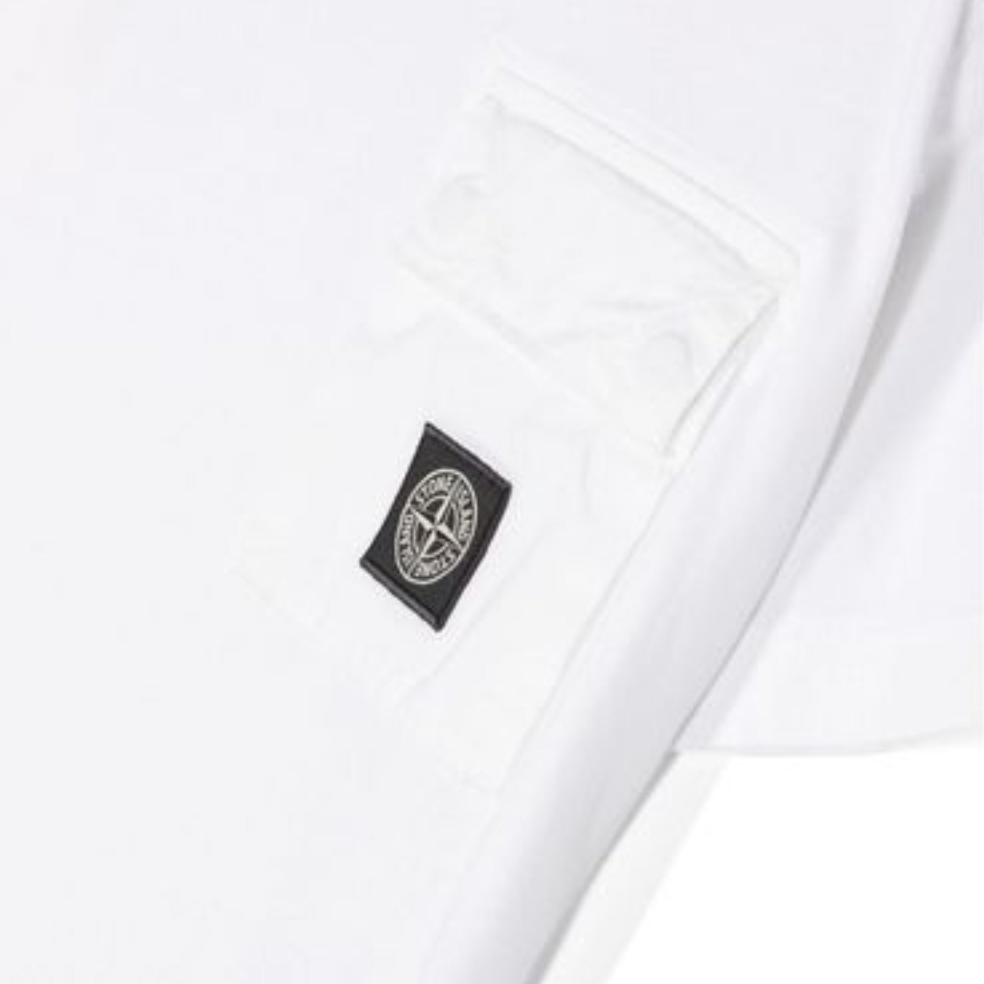 Stone Island T-Shirt Logo White-AL Capone Premium