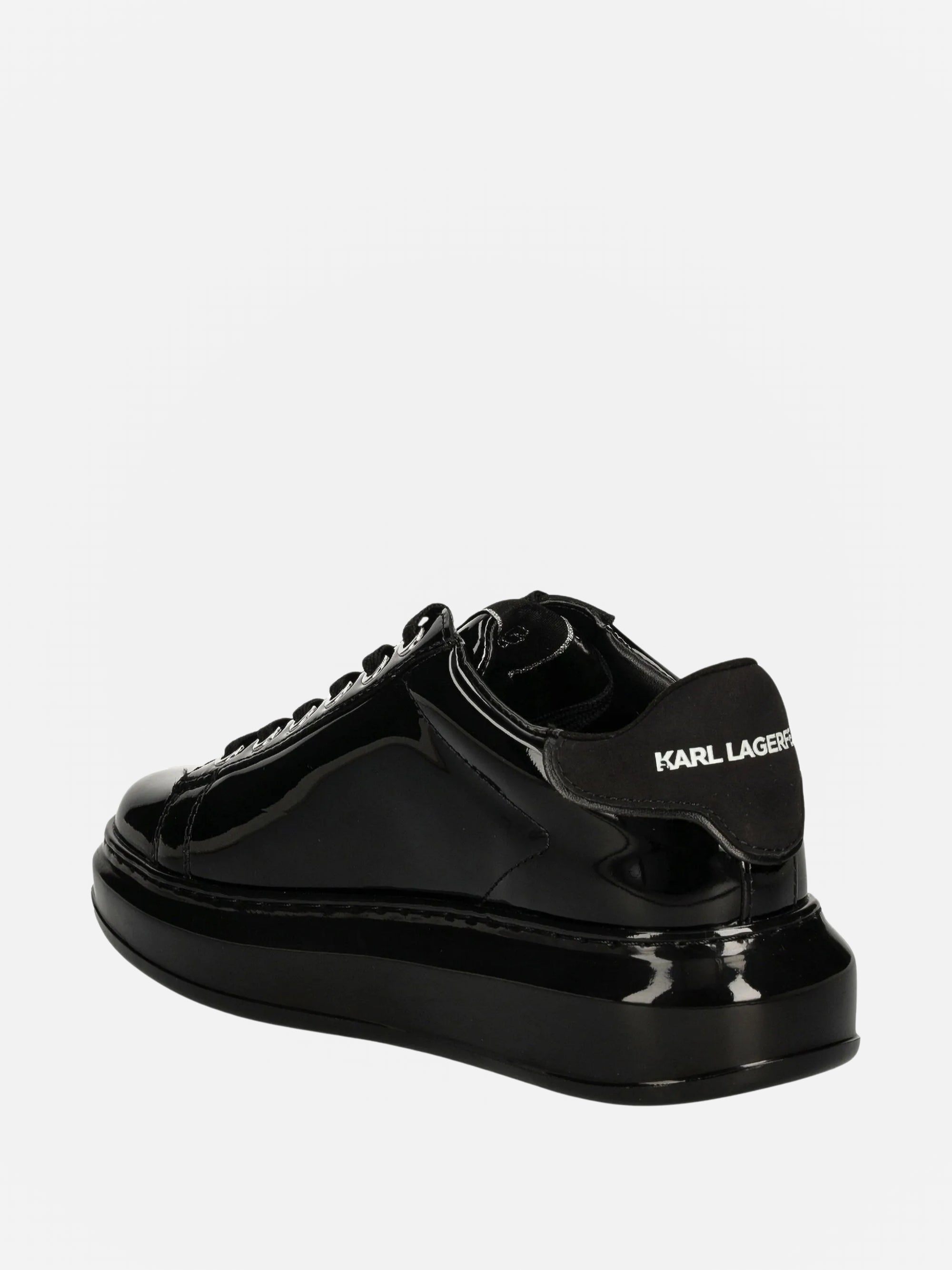 Karl Lagerfeld KL555 Sneaker Kapri NFT Lo Lace Black Leather/Mono-AL Capone Premium