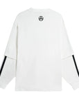 Acupuncture T-Shirt 2 Pieces Long Sleeve White-Black