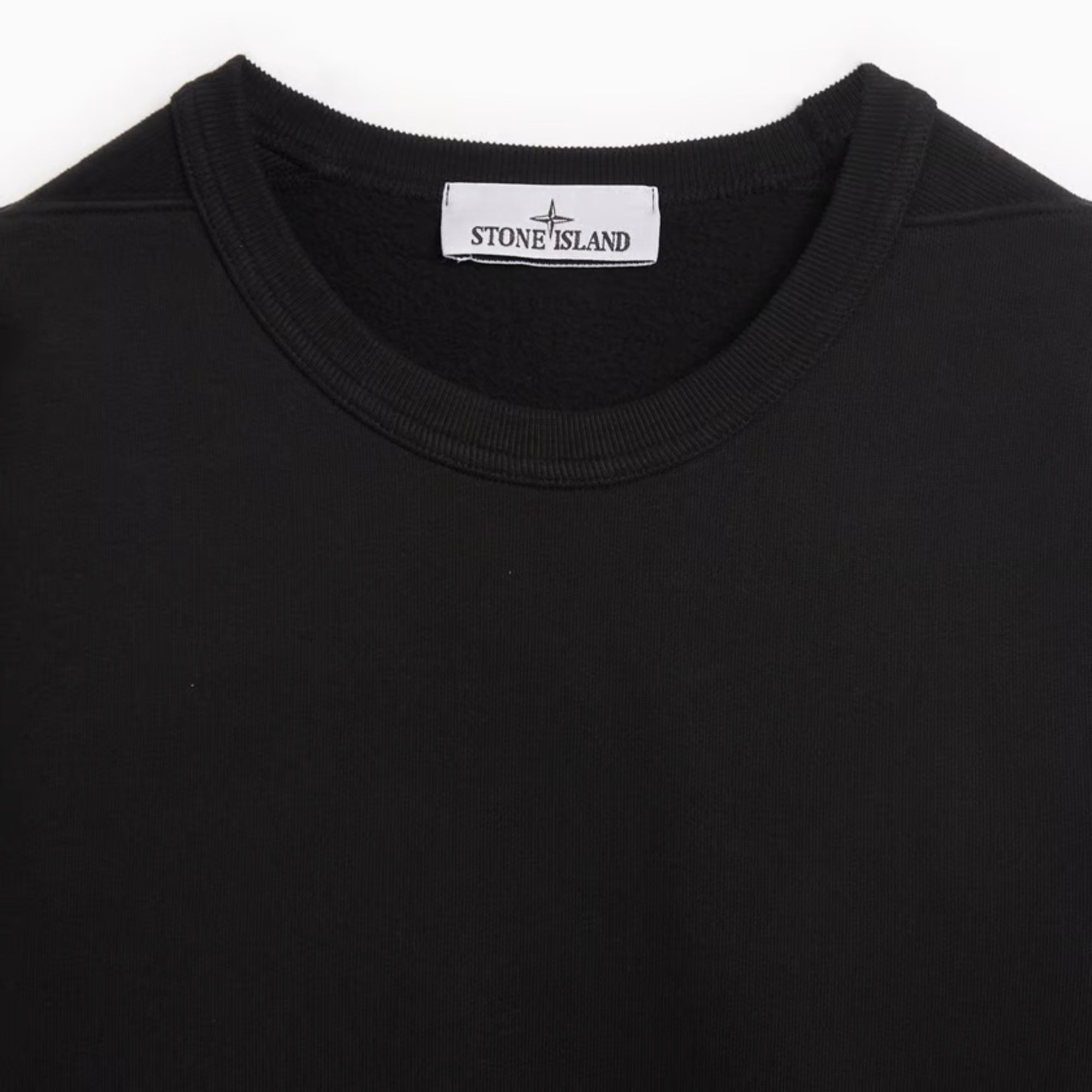 Stone Island Sweater Sleeve Logo Black-AL Capone Premium