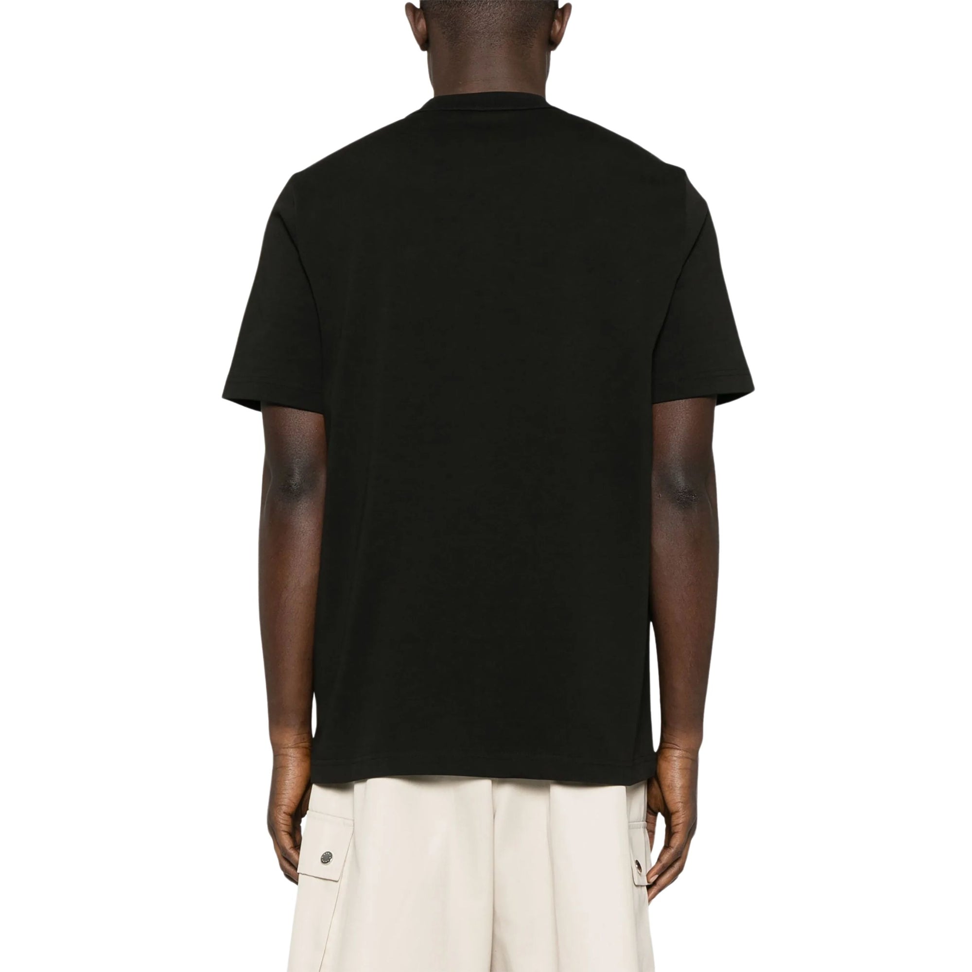 Moncler T-Shirt With Pocket Logo Black-AL Capone Premium