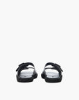 Iceburg Slides Is19 Double Buckle Logo Black