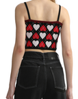 Msgm Top Heart Monogram