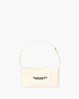 Off-White Bag Black Logo Strap Cream