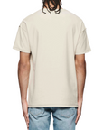 Purple T-Shirt Smudge Print Logo Off-White