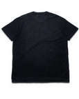 Purple T-Shirt Embroidered Logo Black