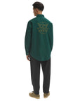 Drole De Monsieur Shirt Slogan Dark Green