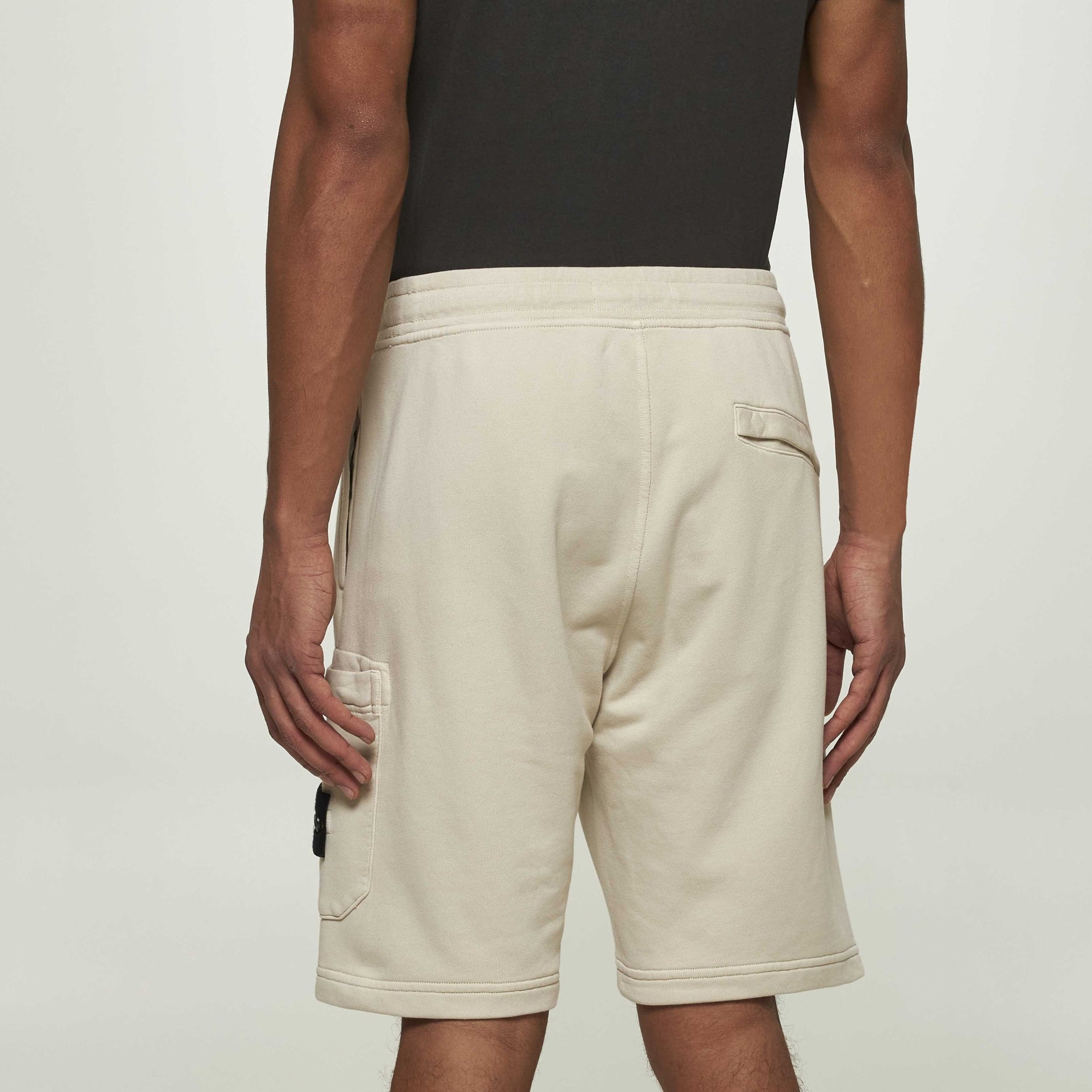 Stone Island Shorts Logo Cream-AL Capone Premium