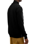 Moncler Cardigan Padded Logo Black-AL Capone Premium