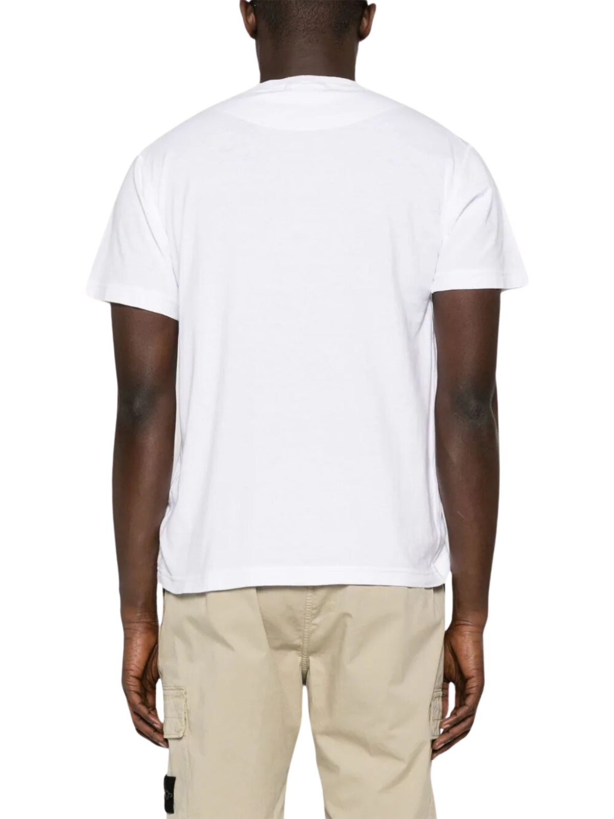 Stone Island T-Shirt Logo White-AL Capone Premium
