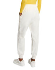Casablanca Track Pants Embroidered Stacked Logo White-AL Capone Premium
