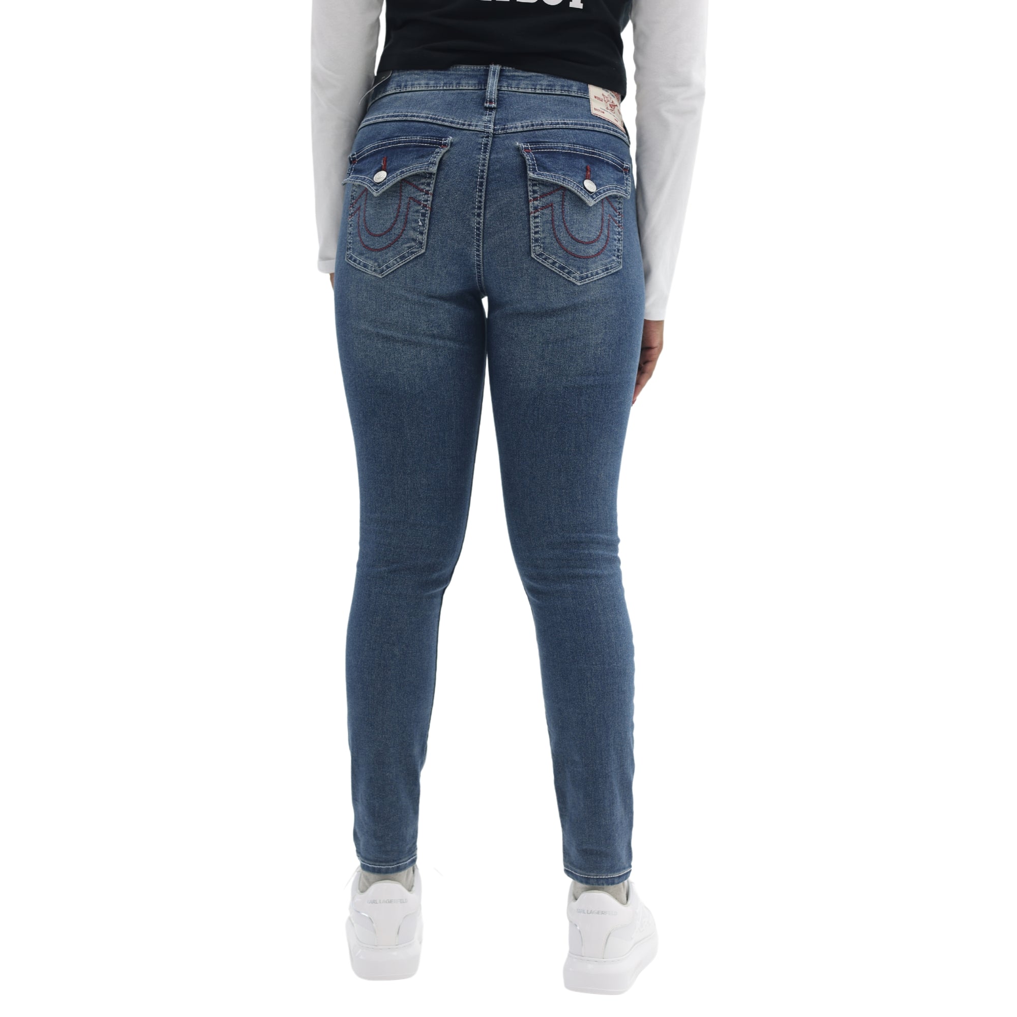 True Religion JENNIE SN MR FLAP SKINNY MEDIUM-AL Capone Premium