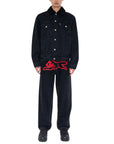 Ice-Cream Jacket Button Down Denim Black