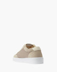 Cleens Sneakers C25 Mesh Suede Lace Beige