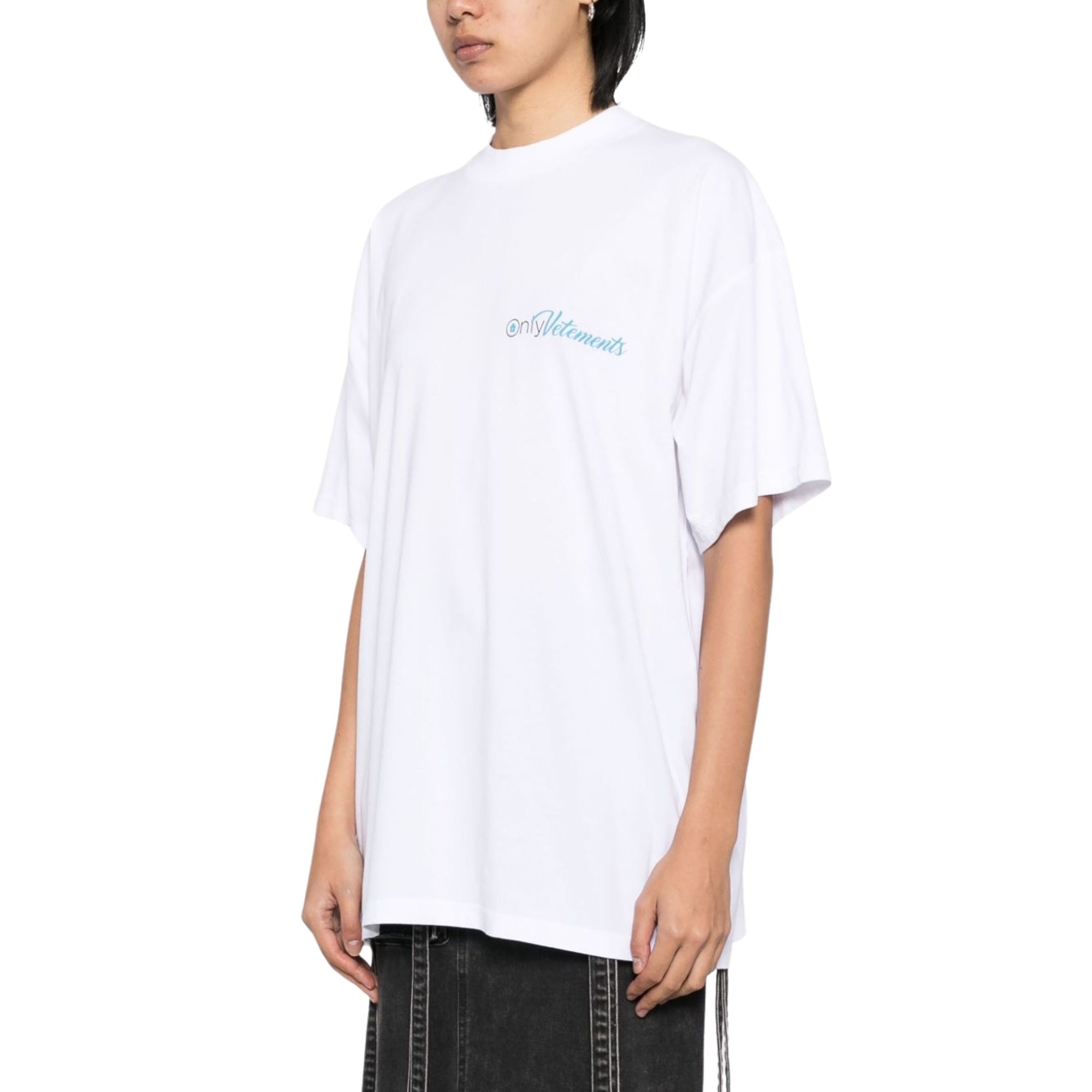 Vetements T-Shirt Only Vetements Regular White-AL Capone Premium