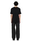 Msgm T-Shirt Big Logo Black-White