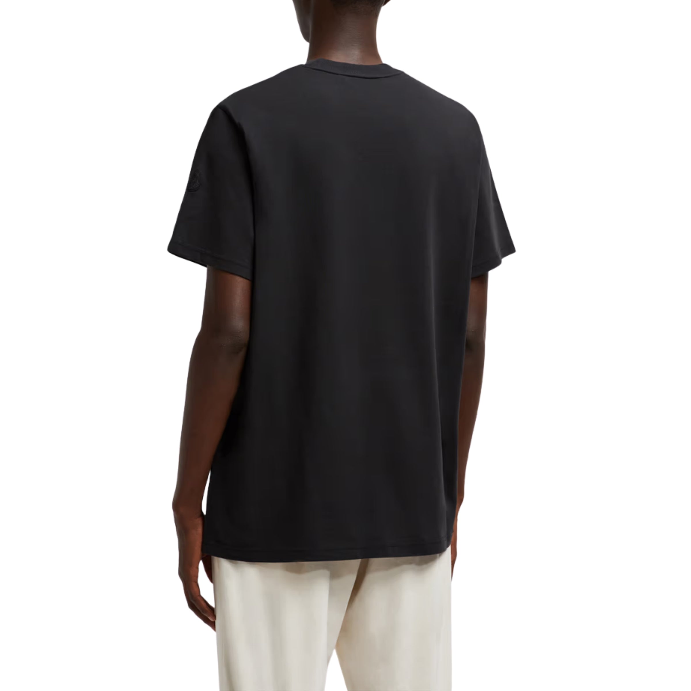 Moncler T-Shirt Logo Black – AL Capone Premium