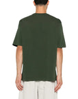 Maison Kitsune T-Shirt Bold Fox Head Patch Ranger Green