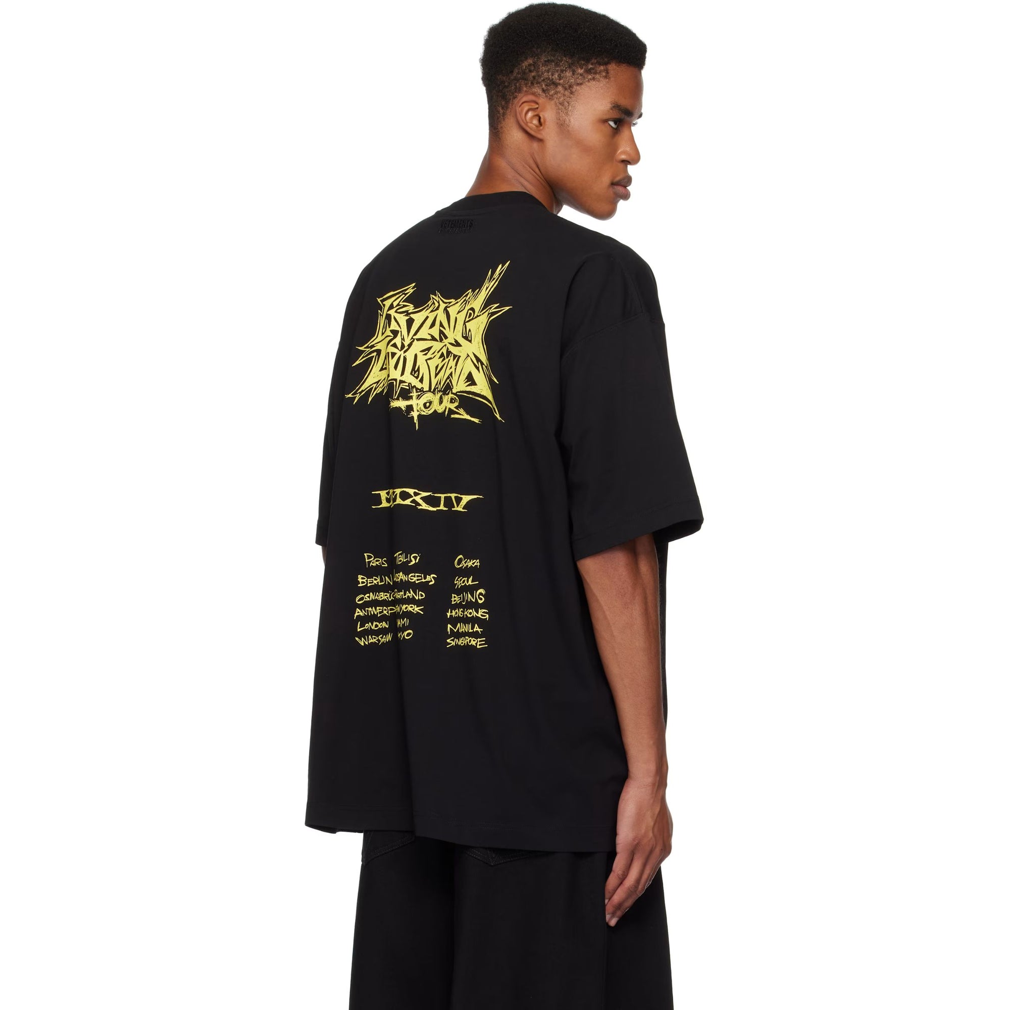 Vetements T-Shirt Living Legend Oversized Black-AL Capone Premium