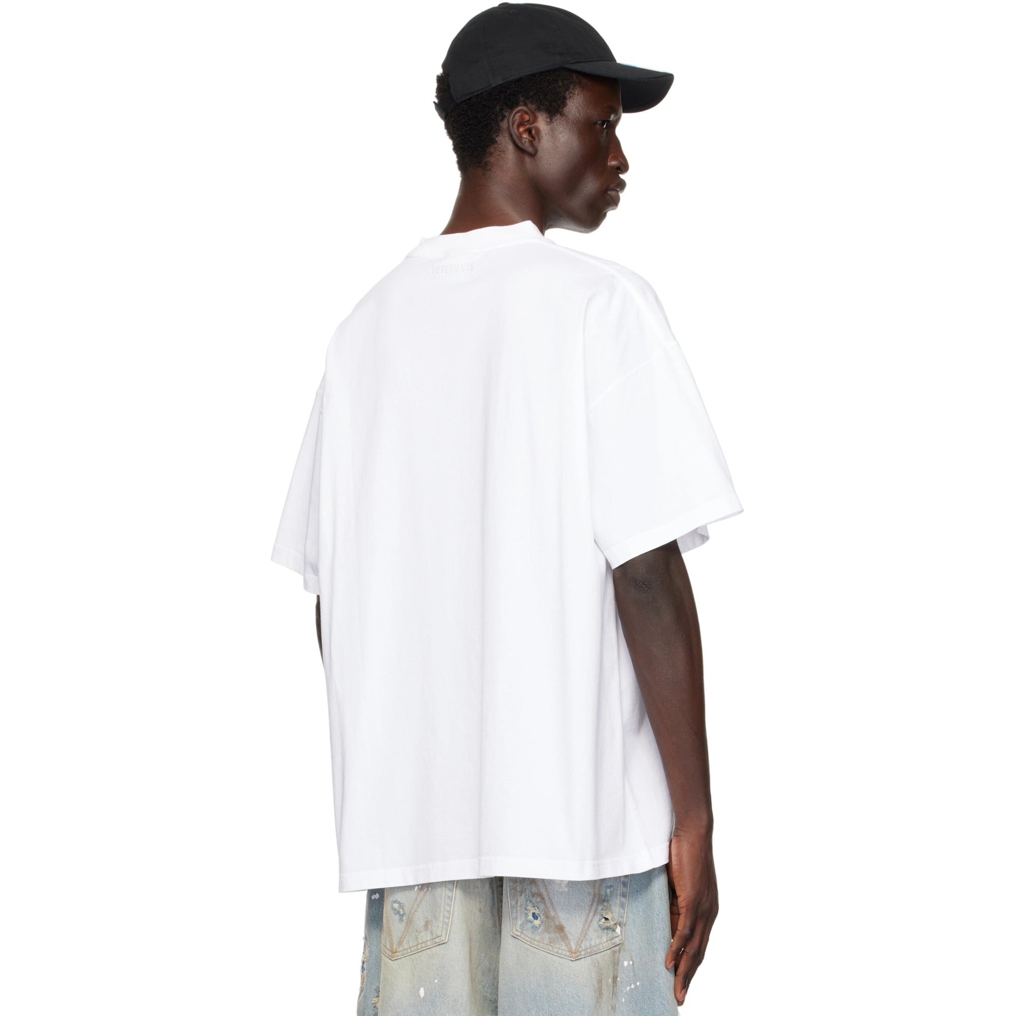Vetements T-Shirt No Posts Regular White-AL Capone Premium