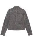 Ami Jacket Suede Leather Stone Grey-AL Capone Premium