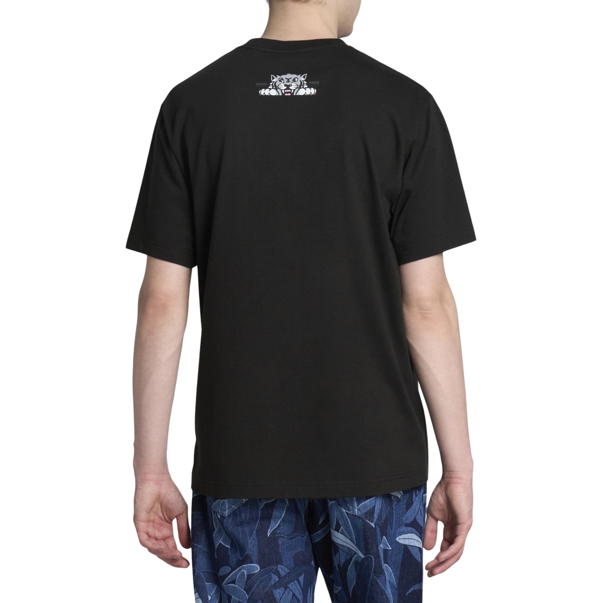 Kenzo T-Shirt Tiger Face Black-AL Capone Premium