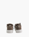 Cleens Sneaker C50 Suede White Sole Chocolate Brown