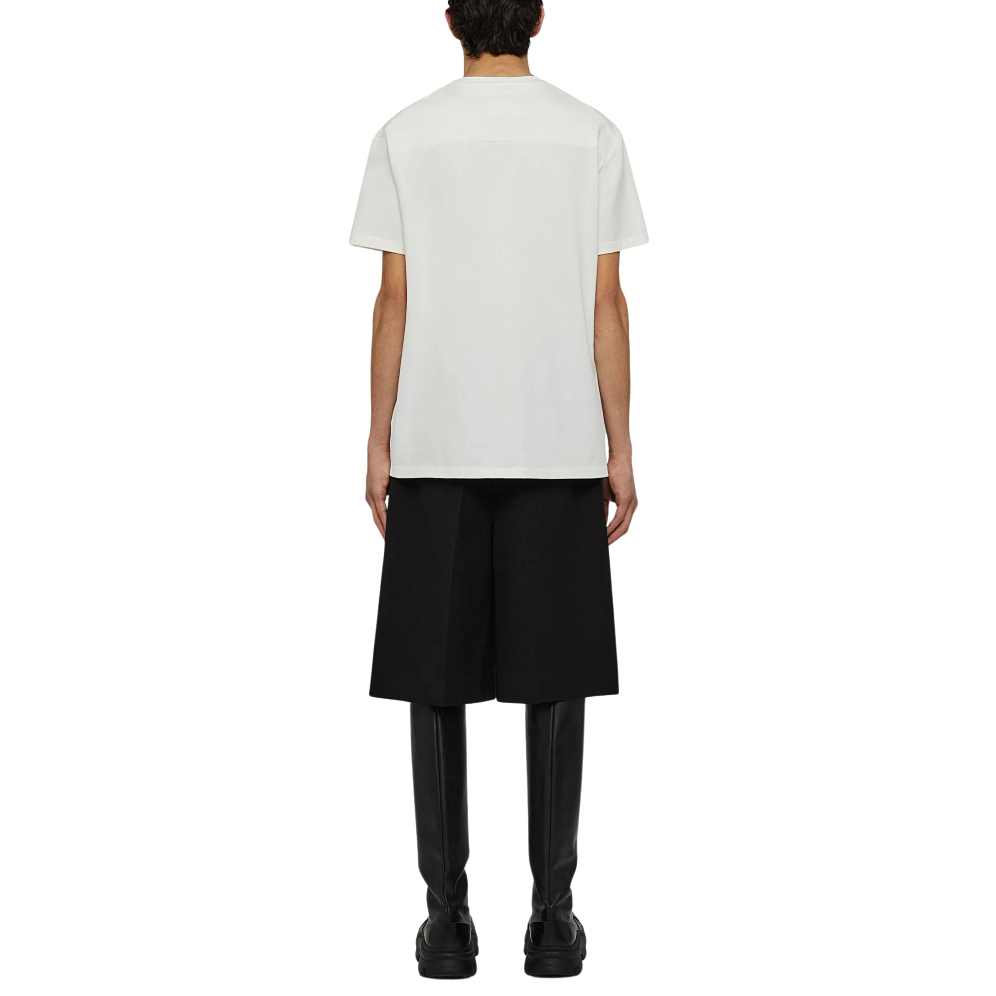 Jil Sander T-Shirt Logo White-AL Capone Premium