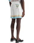 Casablanca Shorts Silk With Drawstrings Maison De Reve White-AL Capone Premium