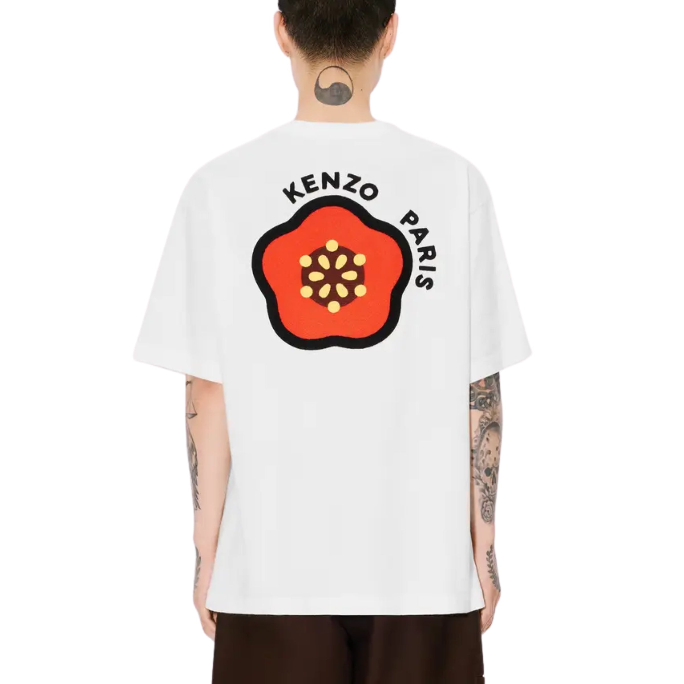 Kenzo T-Shirt Corner Flower White – AL Capone Premium