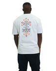 Capone T-Shirt Upside Down Double Floral White