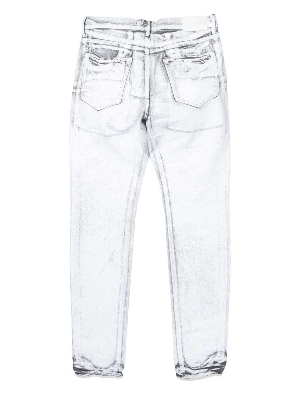Purple Jeans Charcoal Overdye White Foil Grey-AL Capone Premium