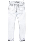 Purple Jeans Charcoal Overdye White Foil Grey-AL Capone Premium
