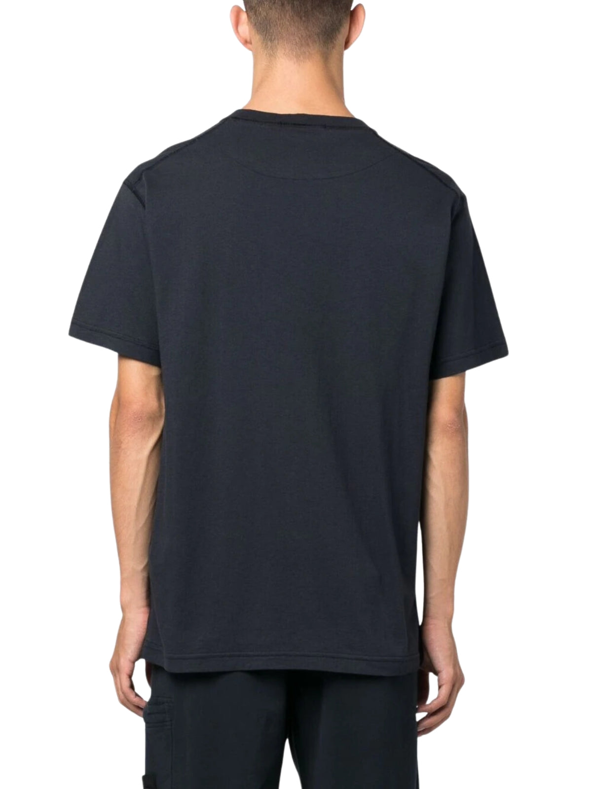 Stone Island T-Shirt Logo Black-AL Capone Premium