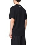 Msgm T-Shirt The Mwave Black-White